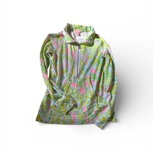 Lilly Pulitzer Skipper popover coconut jungle xs